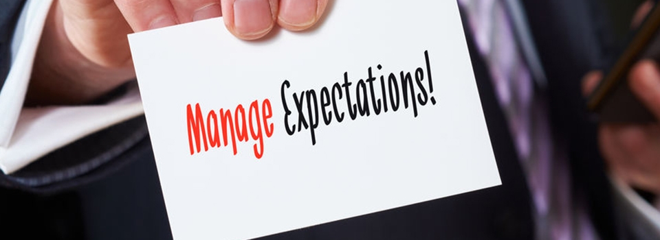 Expectations is very common not only in an Outsourcing 